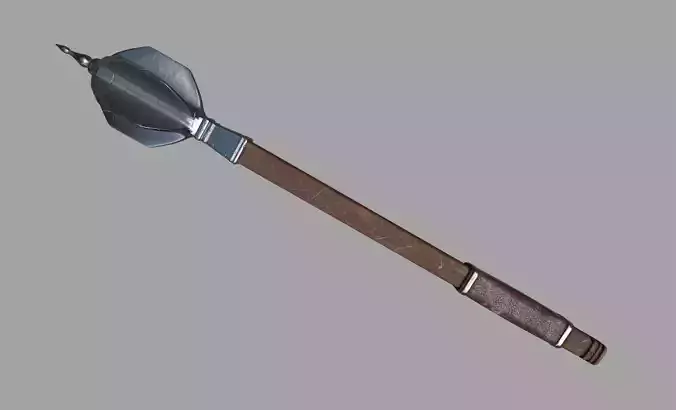 MamlukeMace 2 dart with wooden handle