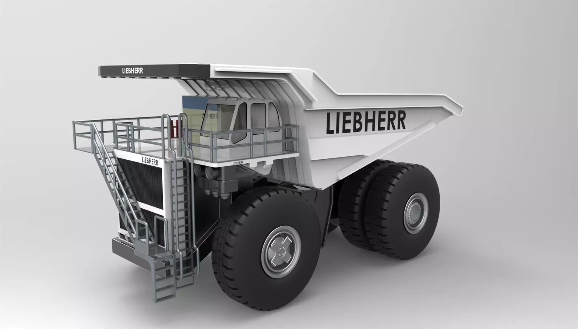 Libherr Truck 3D print model_0