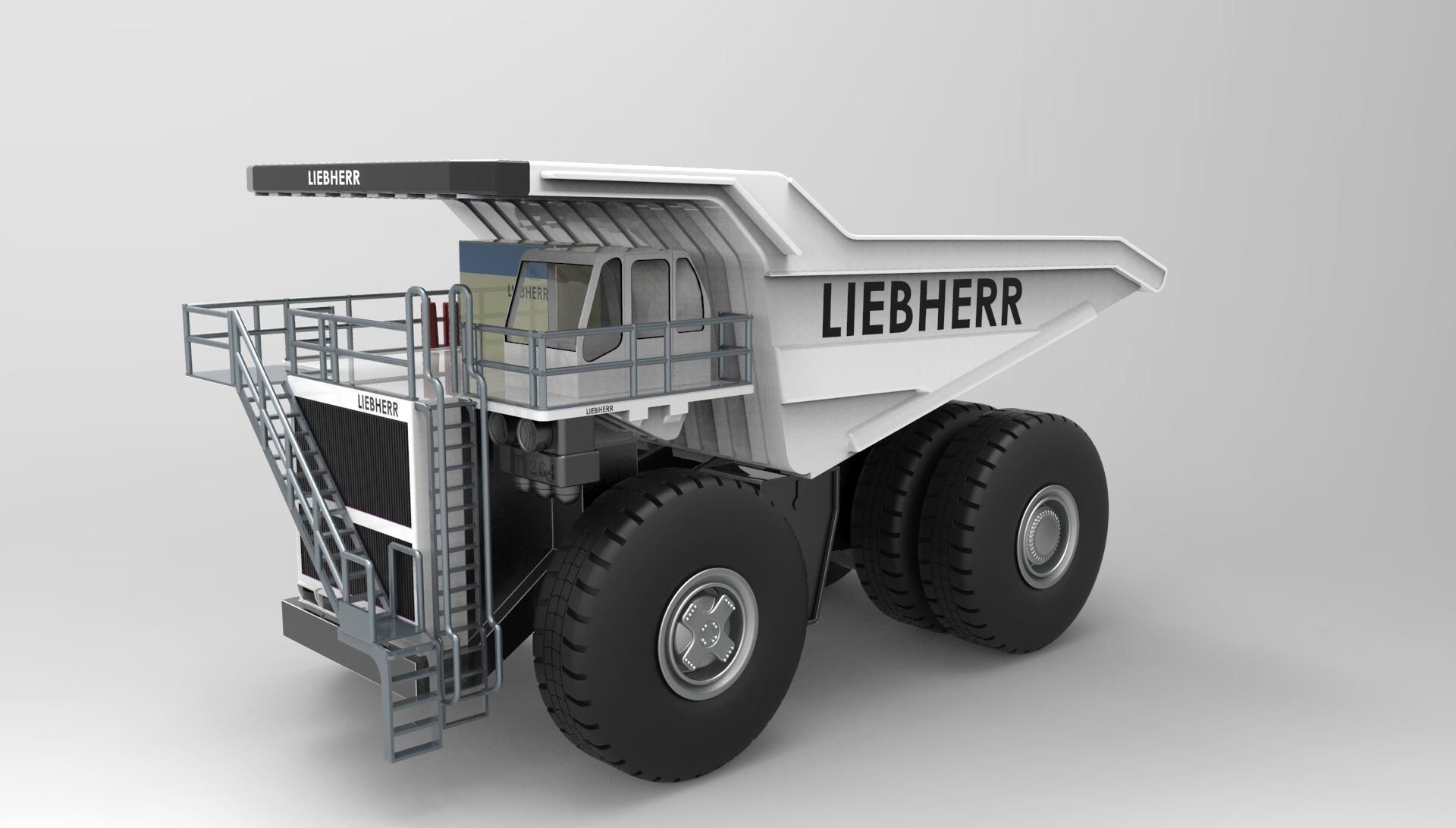 Libherr Truck 3D print model_1