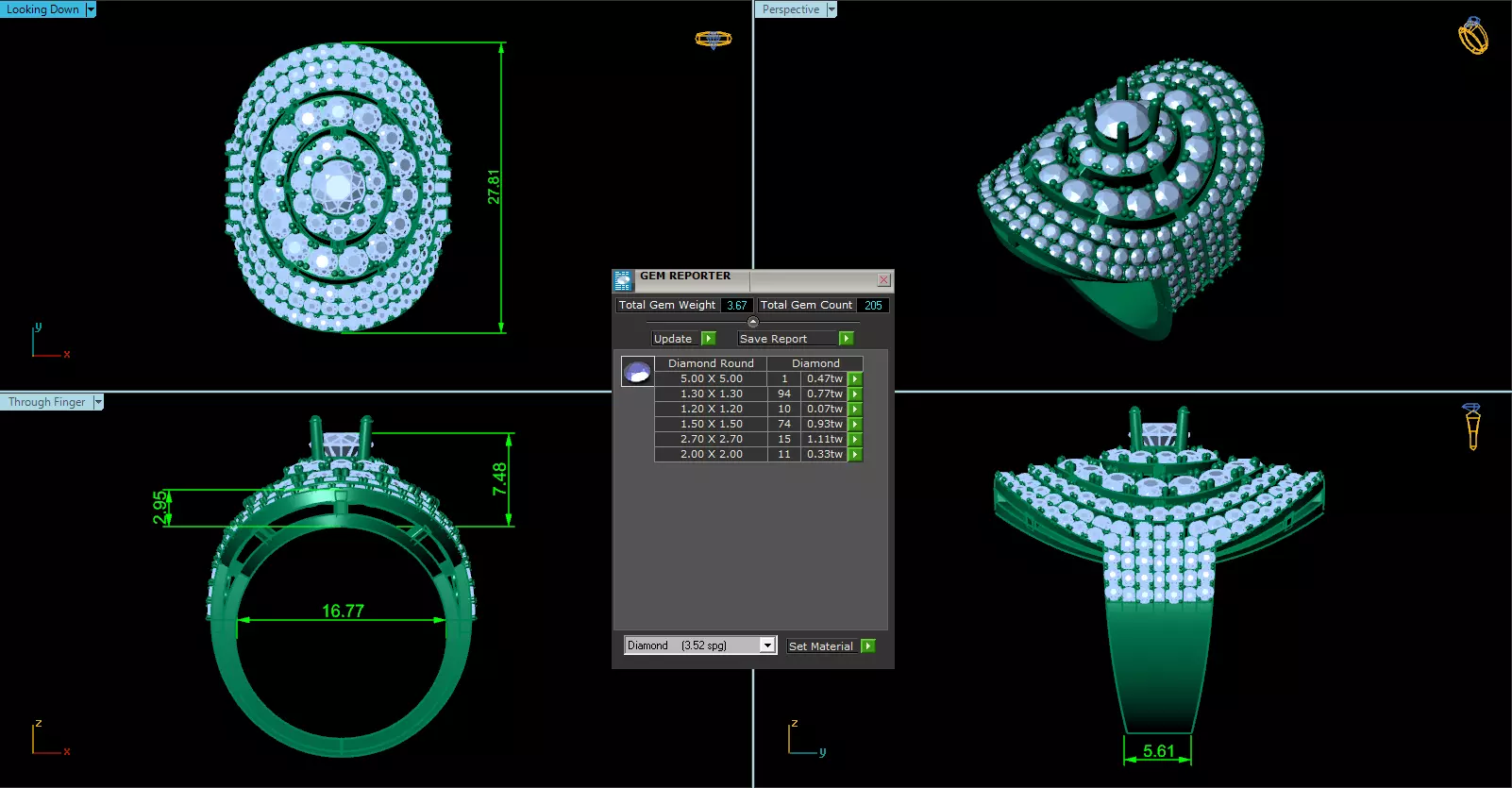 Ring Women 3D print model_0