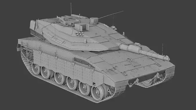 Merkava Mk IV - Battle Tank 3D model