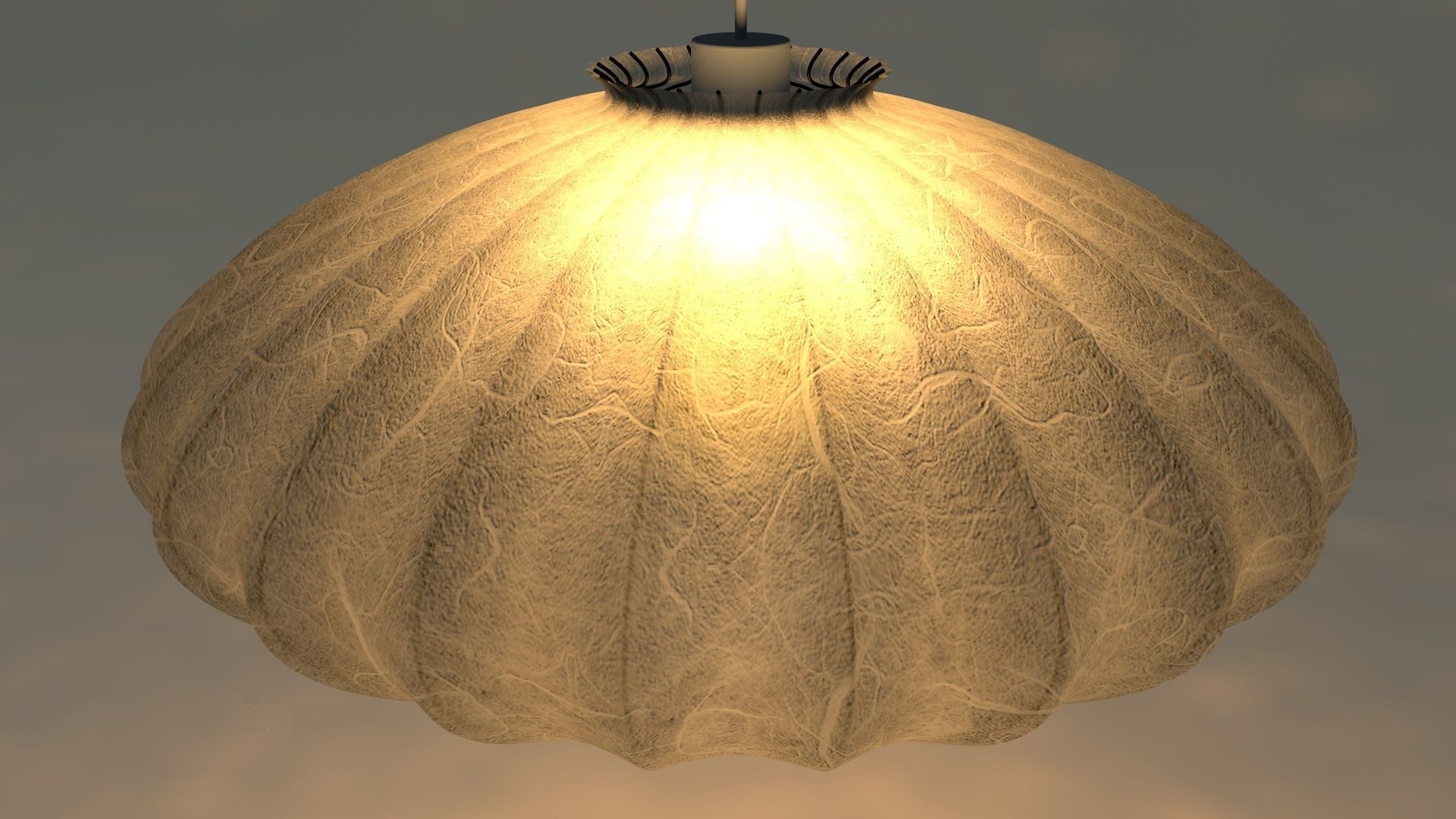 Paper Lantern 2 3D model_2