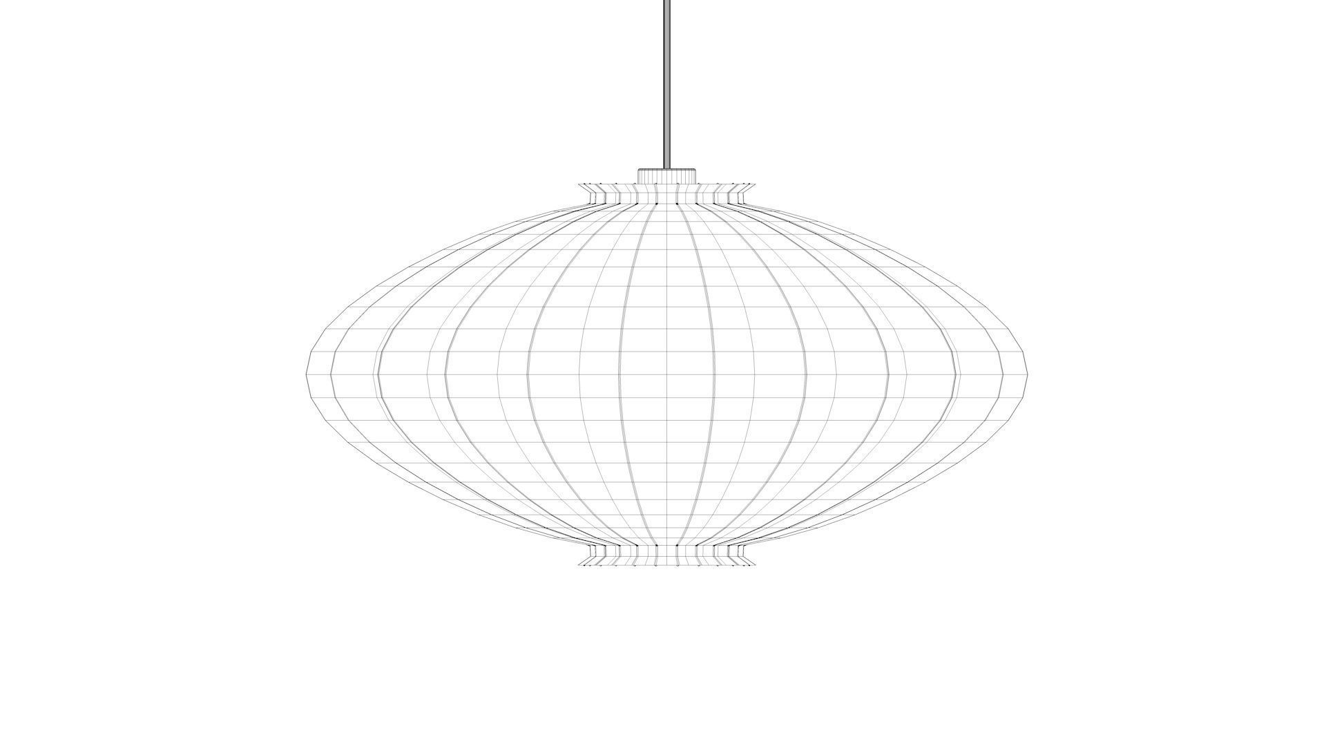 Paper Lantern 2 3D model_5