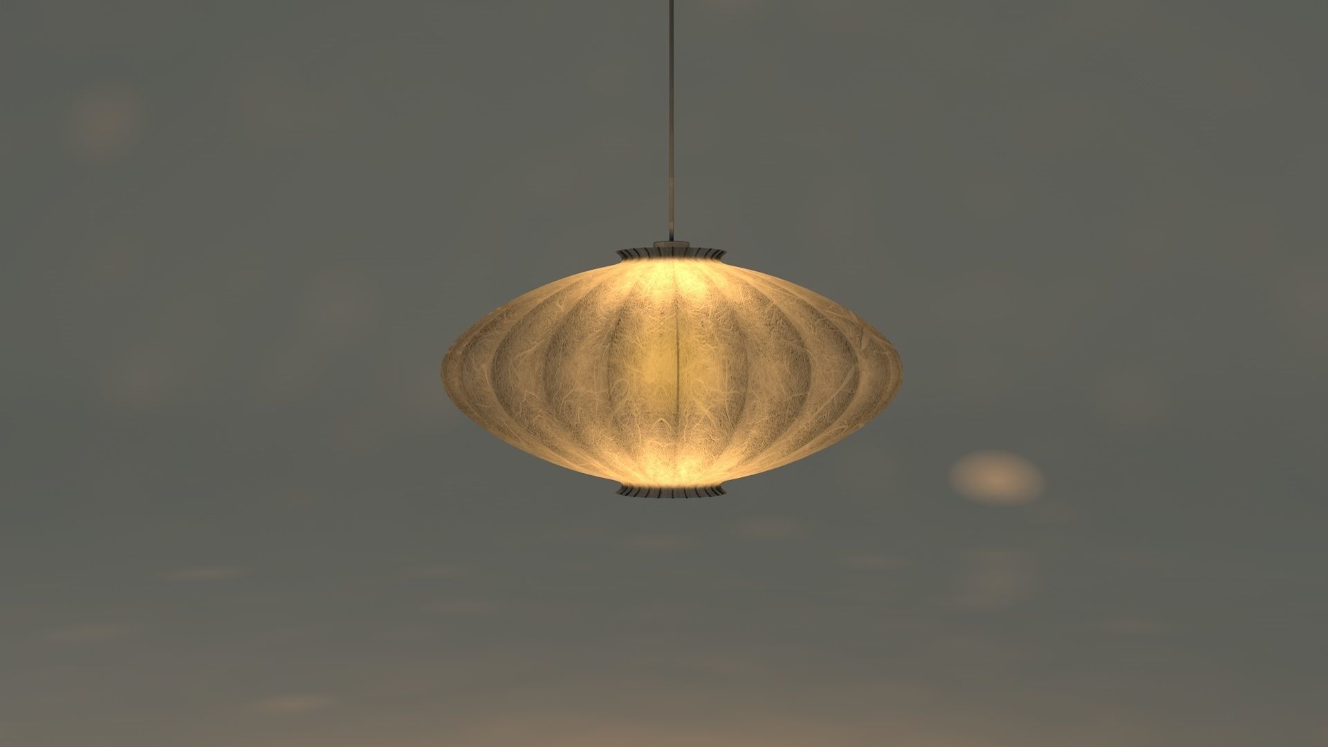 Paper Lantern 2 3D model_1