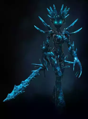 Female Ice Elemental