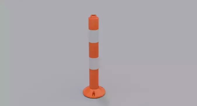 Traffic Column PBR  Free low-poly 3D model