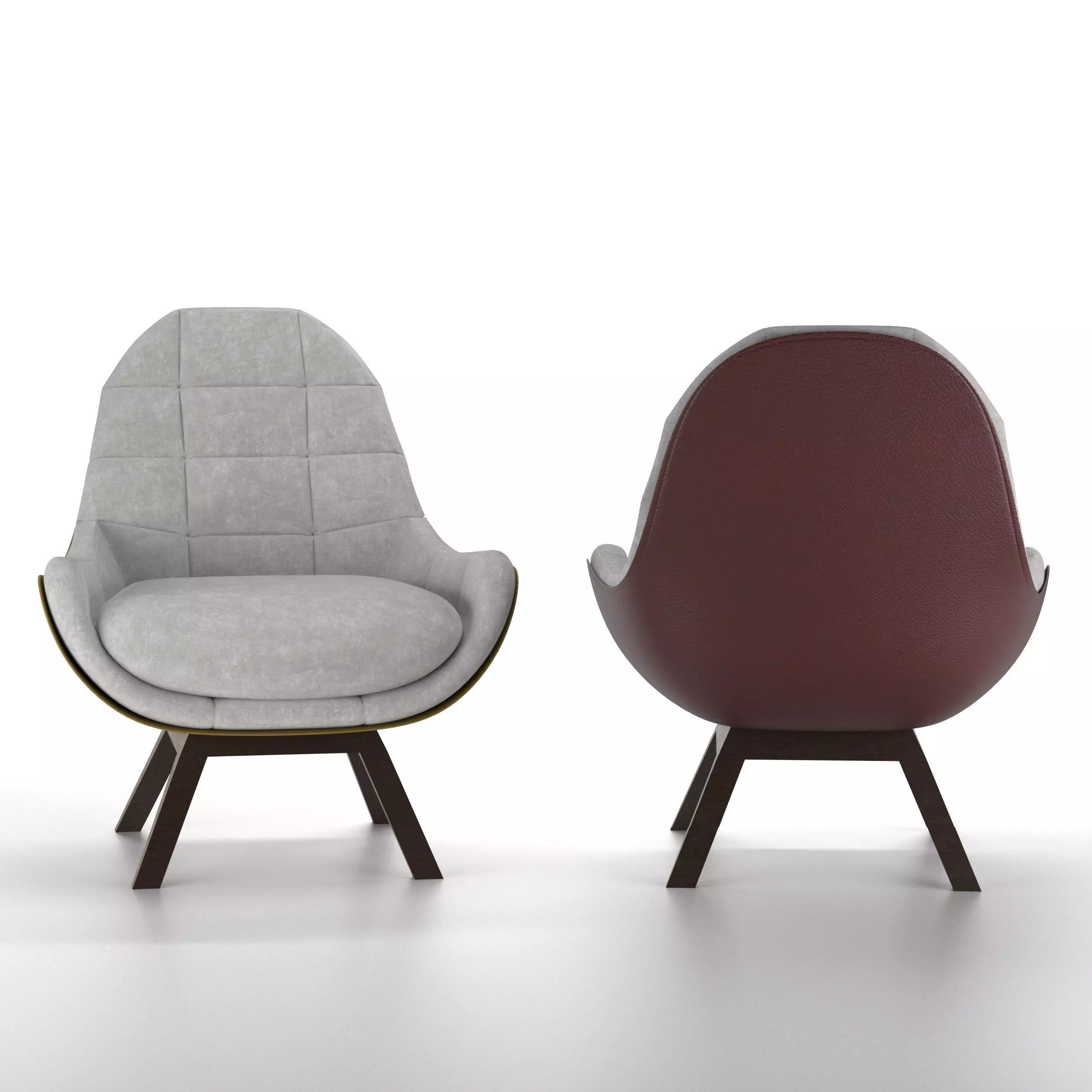 arm chair 02 Free 3D model