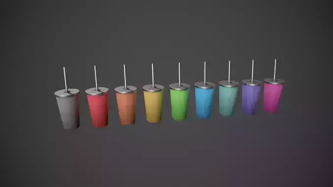 Tumbler with Straw - Colour Variations