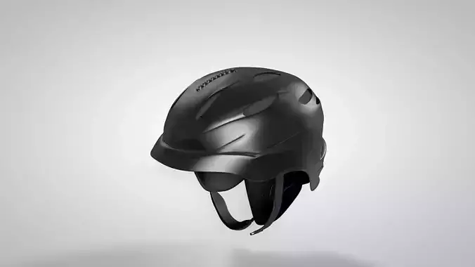 Snowboarding Helmet 3D model
