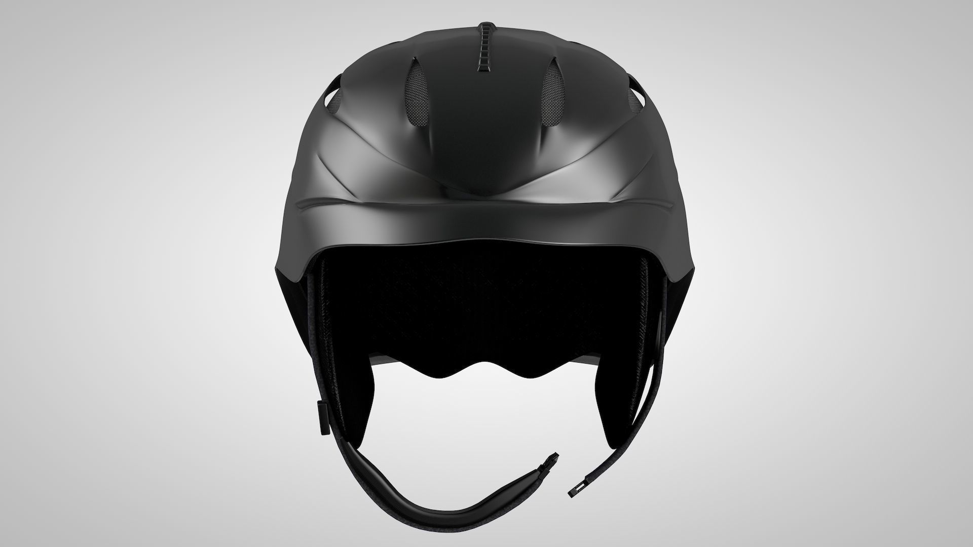 Snowboarding Helmet 3D model_1