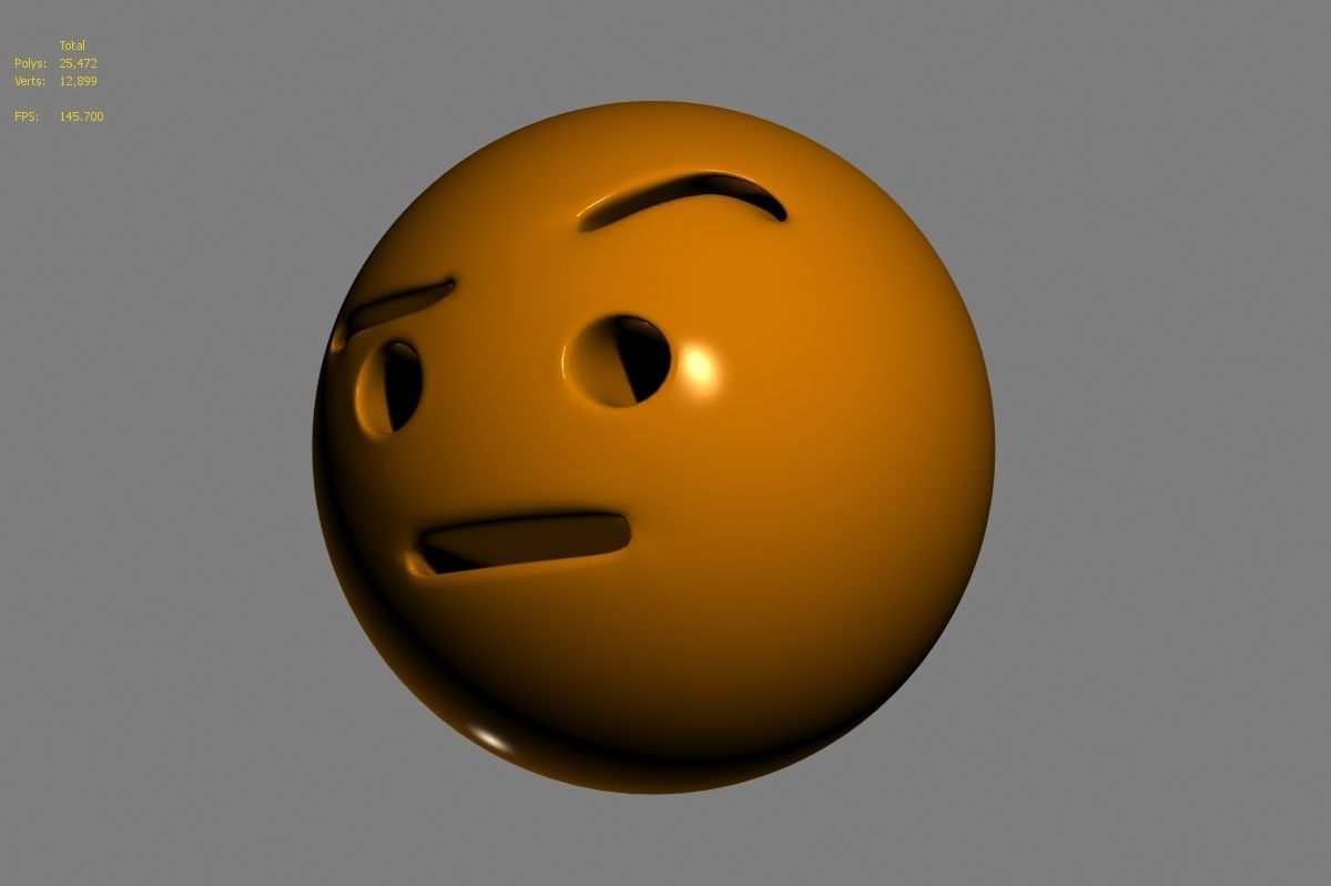 Emoji face 3D model_62