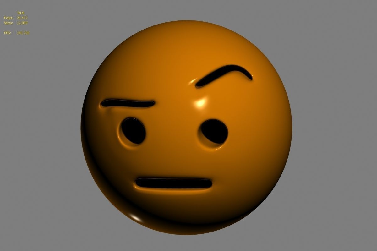 Emoji face 3D model_53