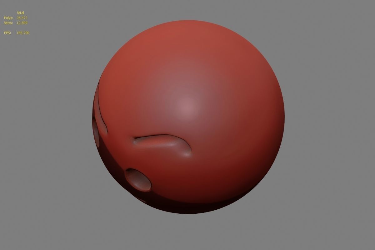 Emoji face 3D model_27