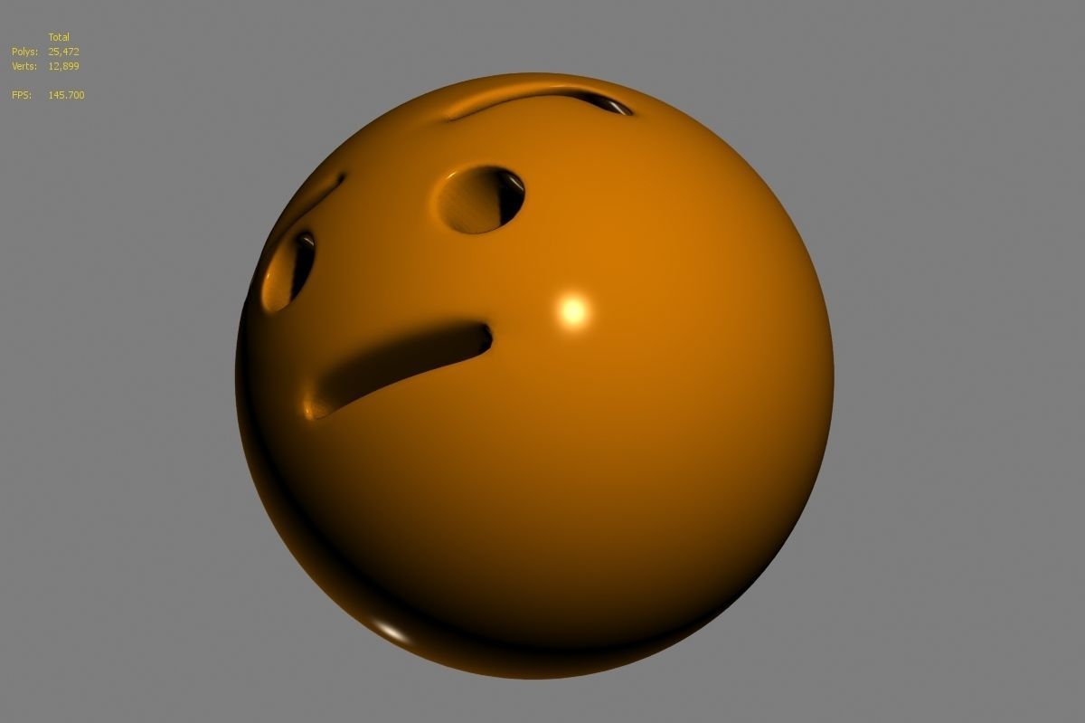 Emoji face 3D model_49