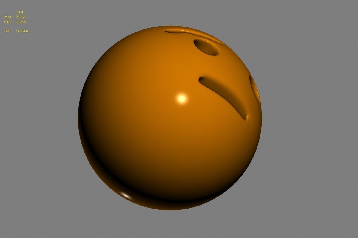 Emoji face 3D model_34