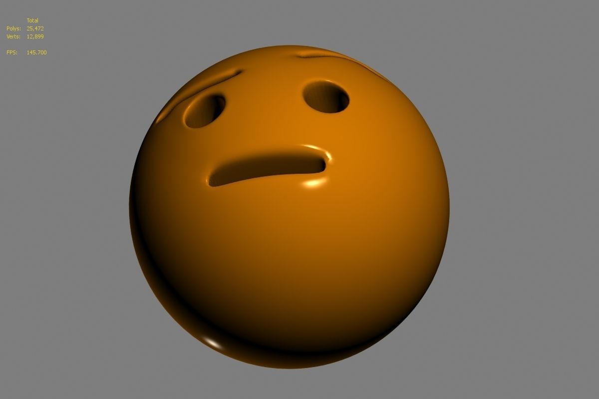 Emoji face 3D model_41