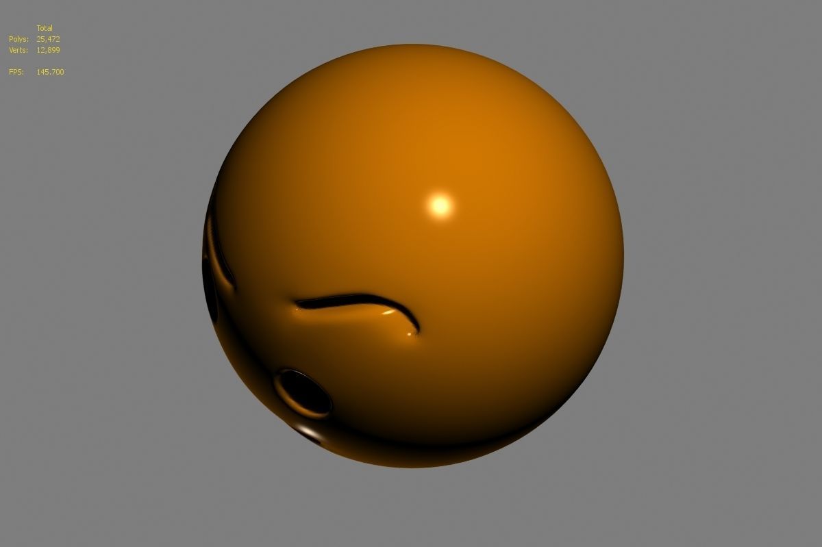 Emoji face 3D model_43