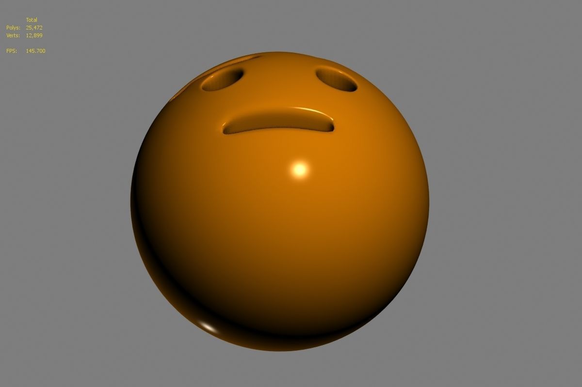 Emoji face 3D model_52