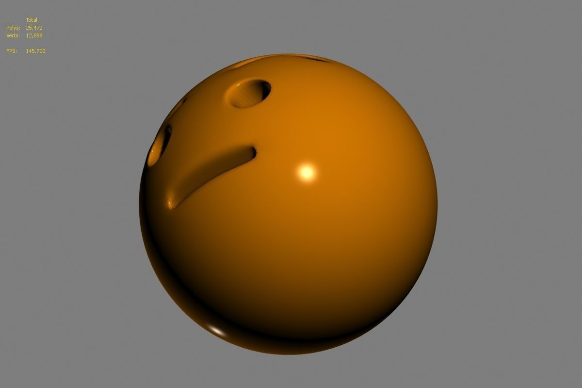 Emoji face 3D model_33