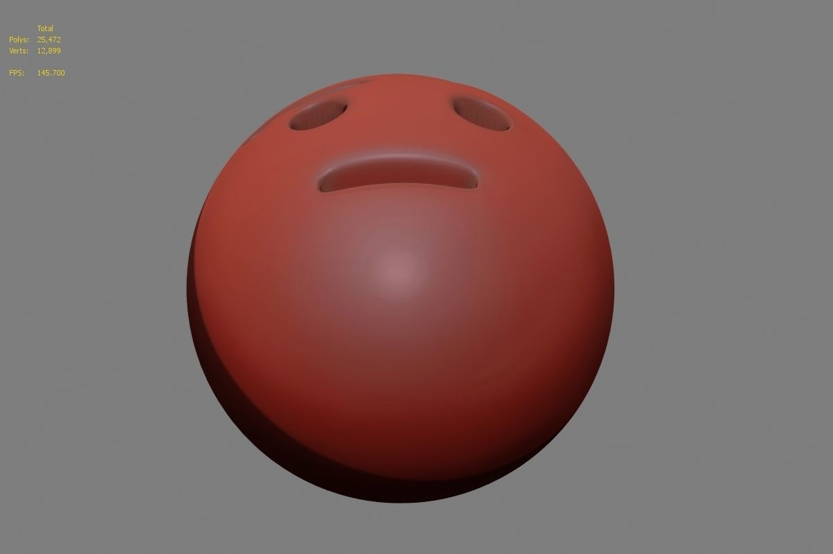 Emoji face 3D model_29