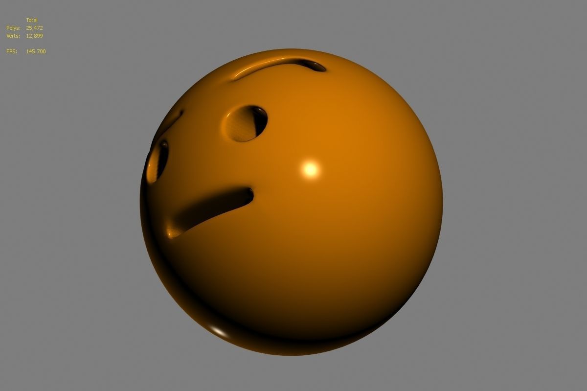 Emoji face 3D model_59
