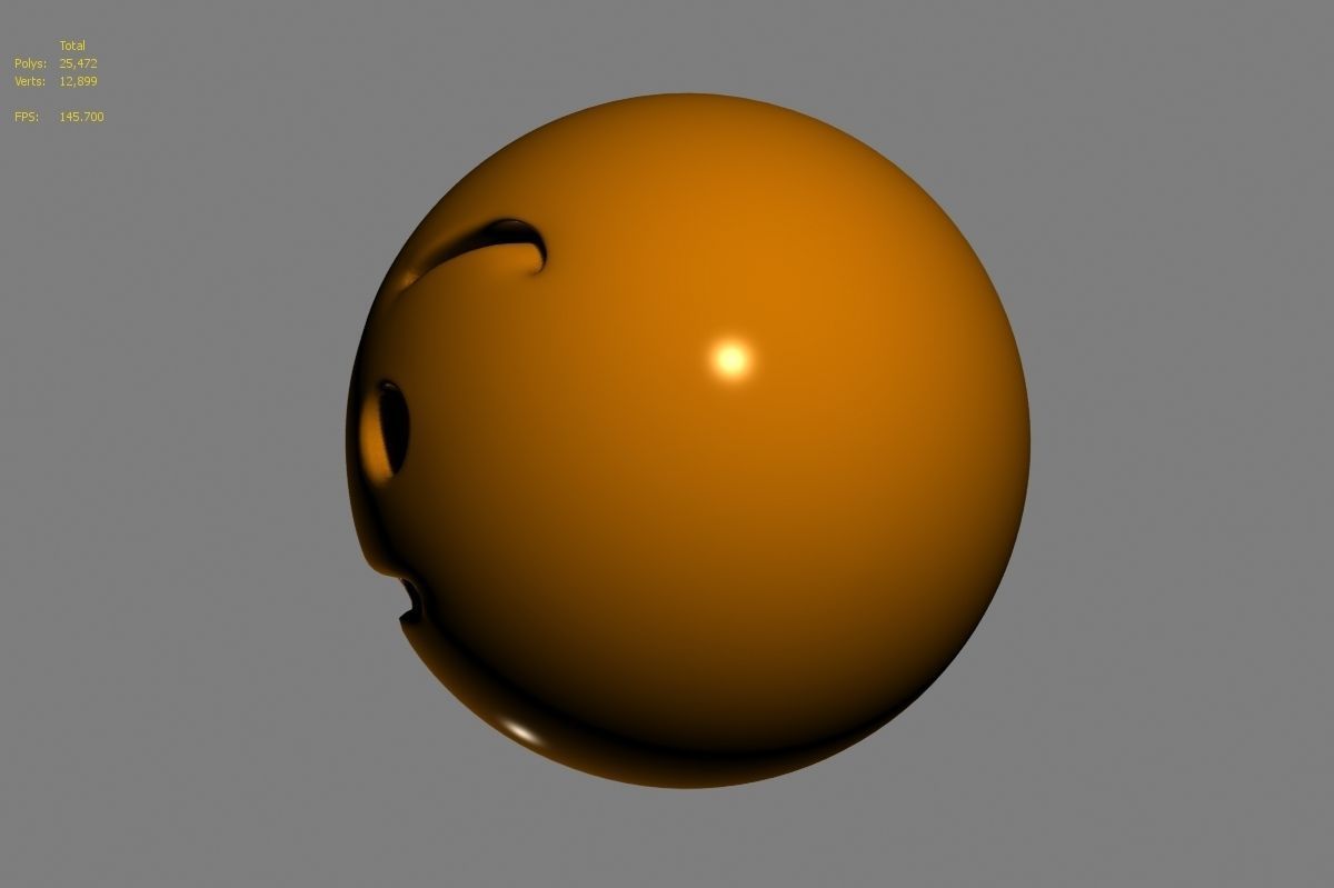 Emoji face 3D model_39