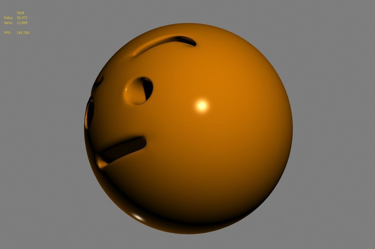 Emoji face 3D model_51