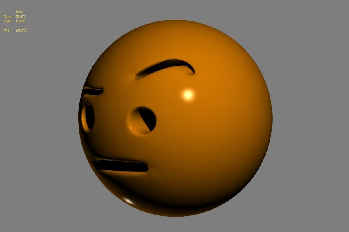 Emoji face 3D model_50