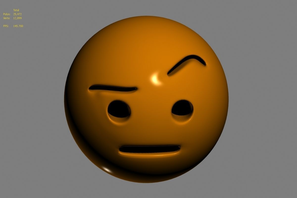 Emoji face 3D model_63