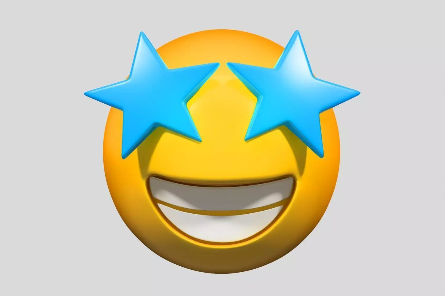Emoji Star-Struck 3D model_0
