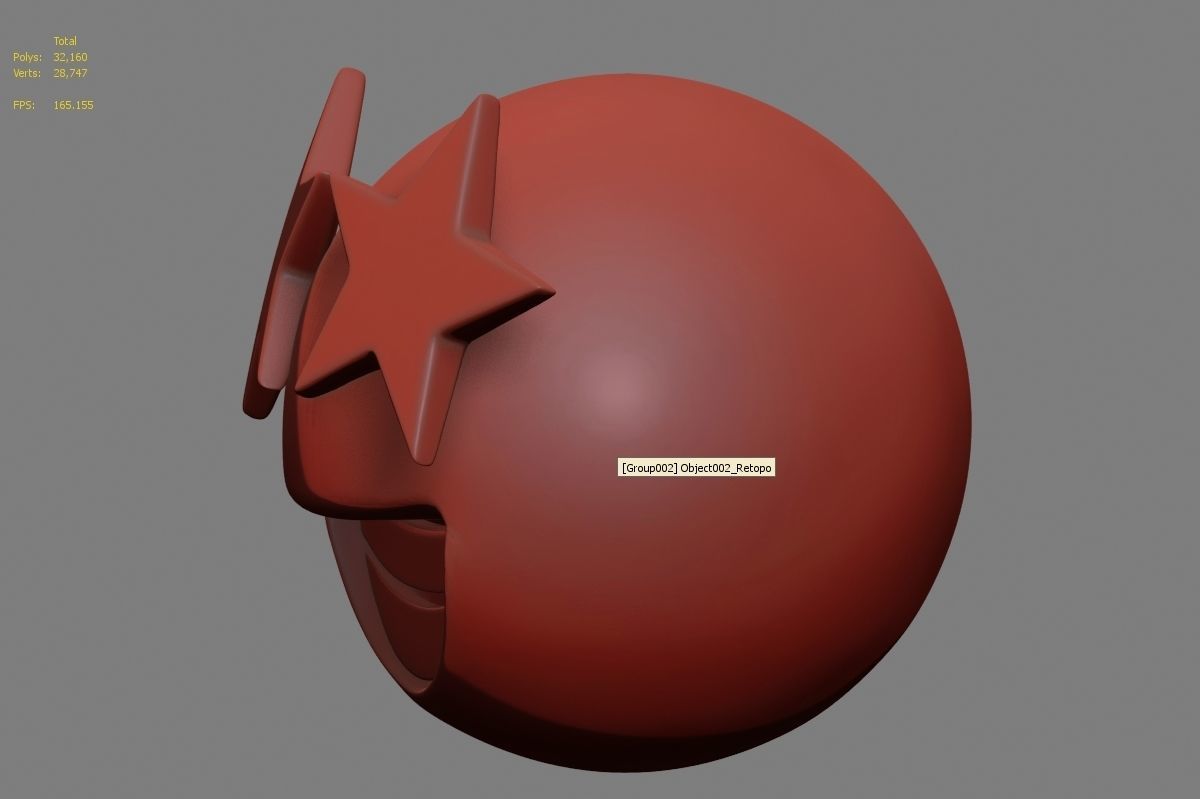 Emoji Star-Struck 3D model_36