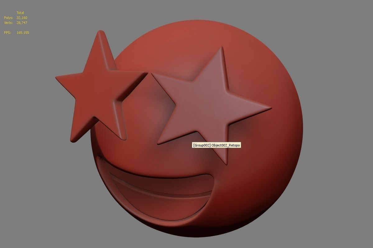 Emoji Star-Struck 3D model_32