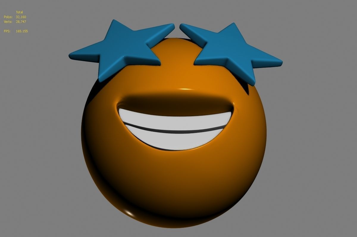 Emoji Star-Struck 3D model_18