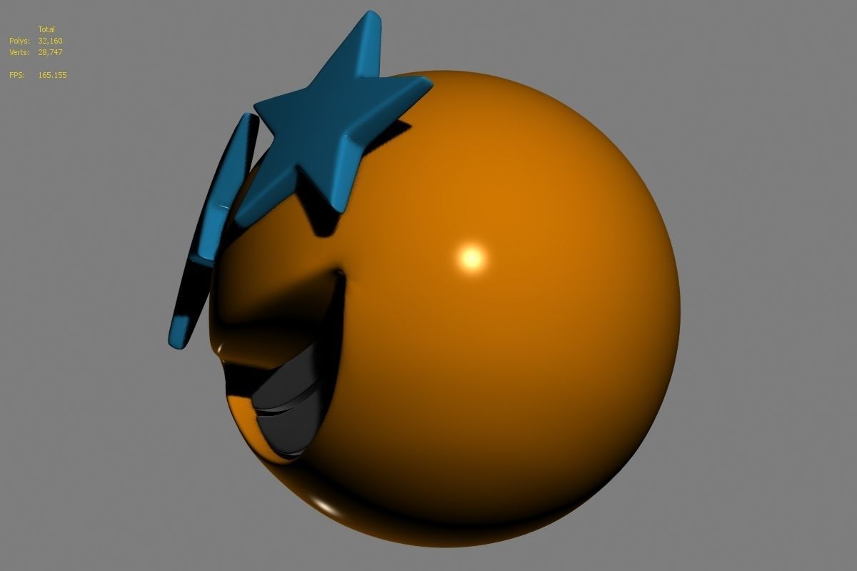 Emoji Star-Struck 3D model_16