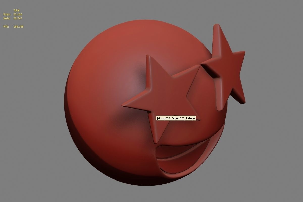 Emoji Star-Struck 3D model_24