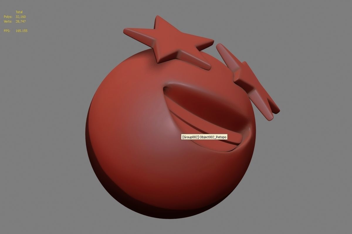 Emoji Star-Struck 3D model_40