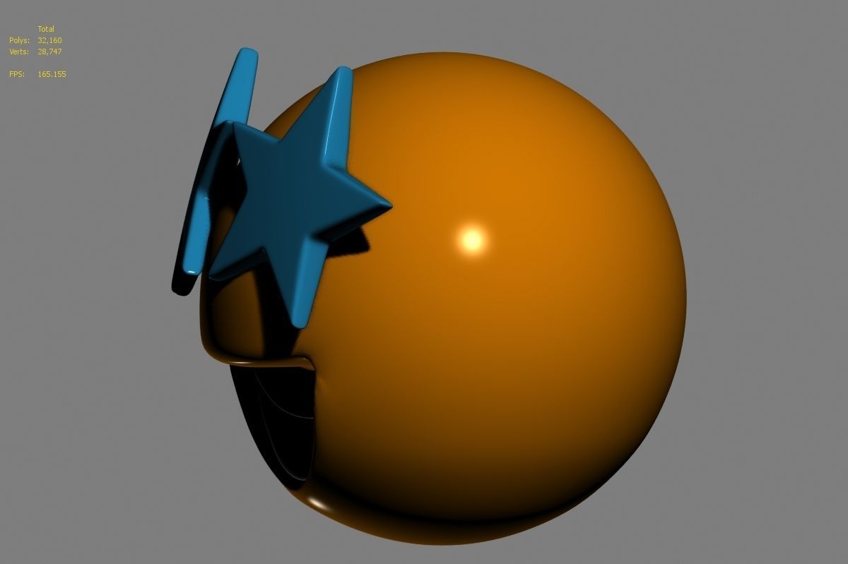 Emoji Star-Struck 3D model_15