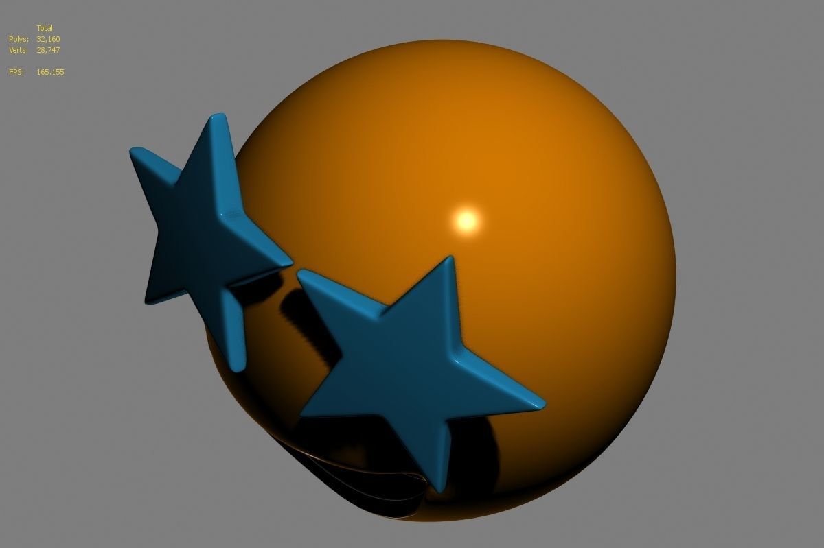 Emoji Star-Struck 3D model_22
