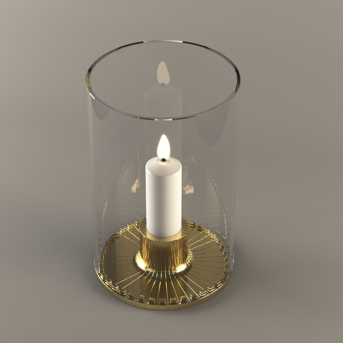 Candle Holder 02 3D model_1