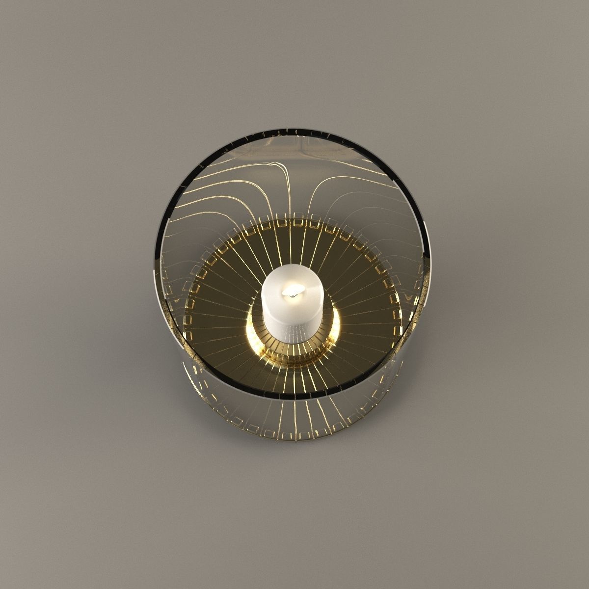 Candle Holder 02 3D model_2