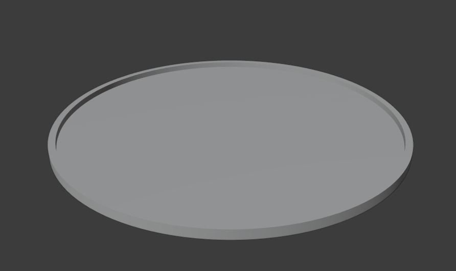 Round Mirror Free Free 3D model_4