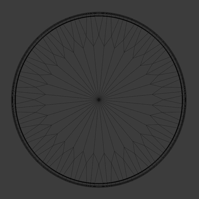 Round Mirror Free Free 3D model_2