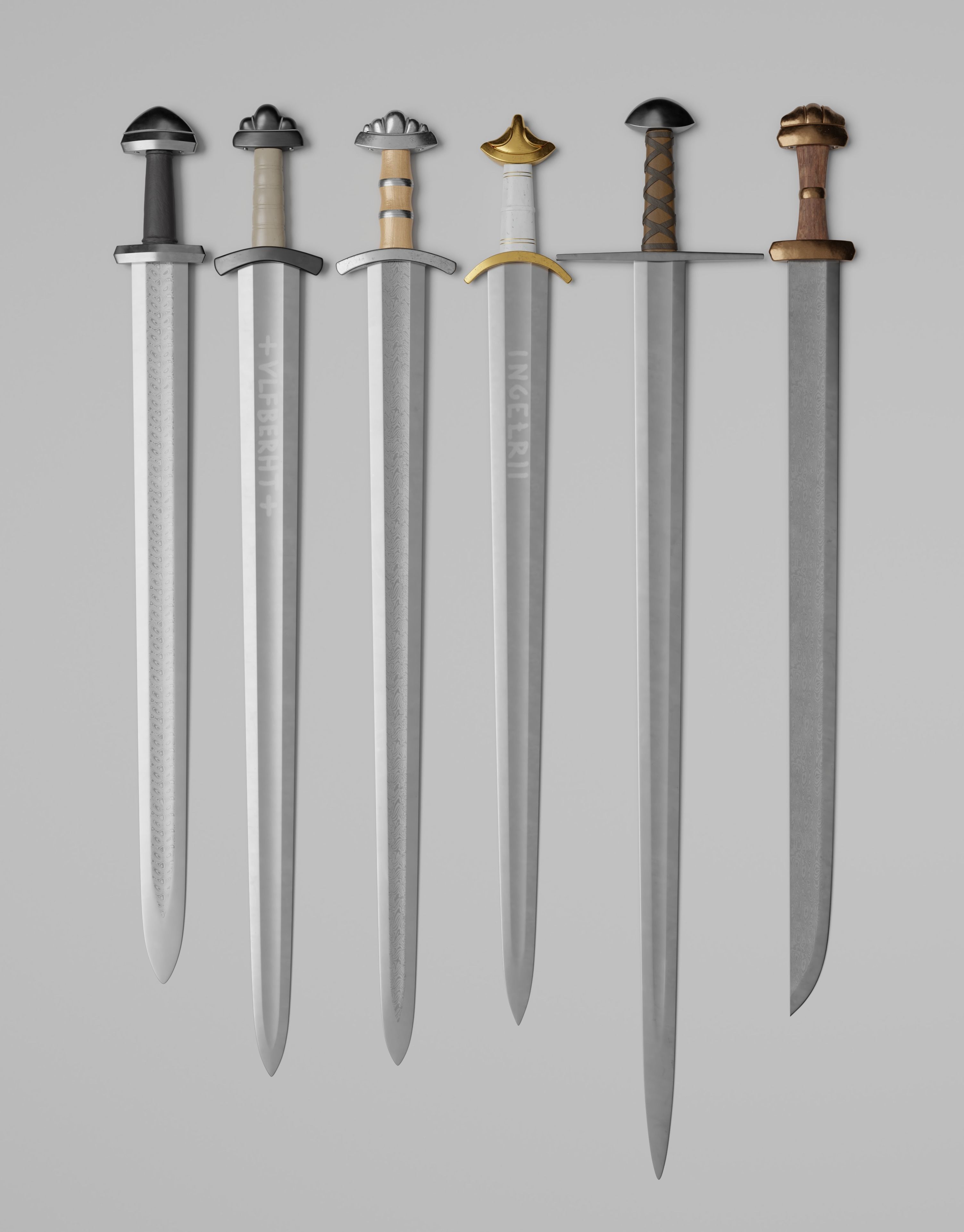 Viking Swords Low-poly 3D model_5