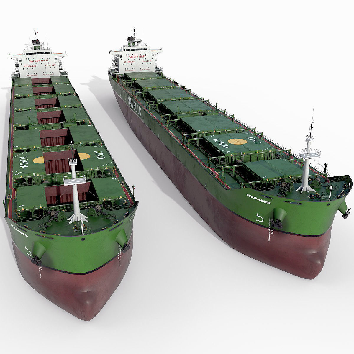 Bulk carrier with holds and reservoirs 3D model_7