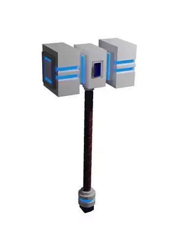 Hammer minecraft thor 3D model