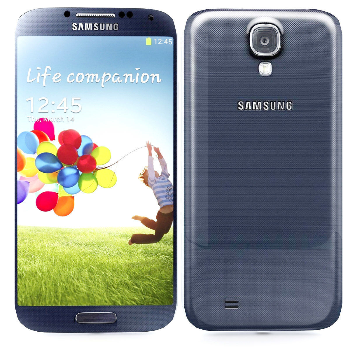 Samsung I9506 Galaxy S4 Black  White 3D model_3
