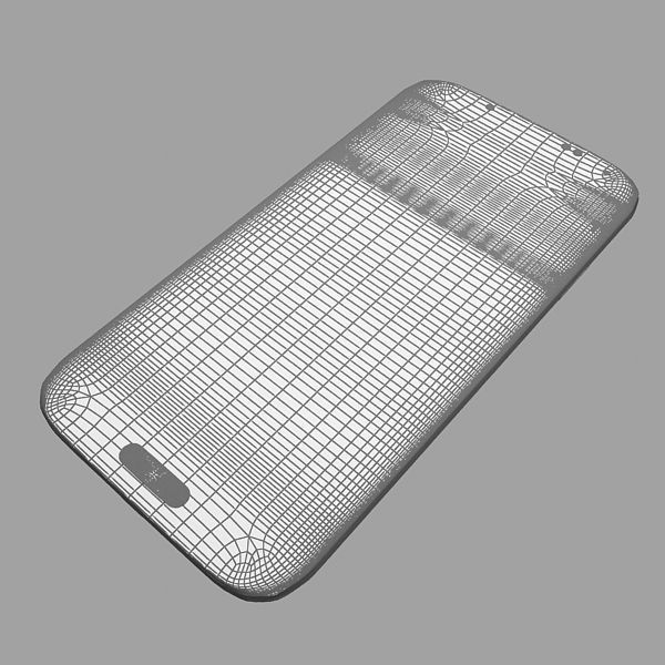 Samsung I9506 Galaxy S4 Black  White 3D model_20