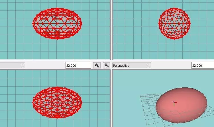 a simple egg Free low-poly 3D model_0