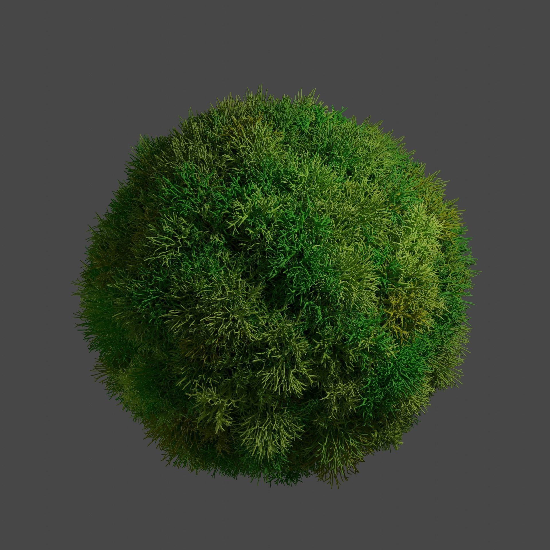 moss deer 3D model_1