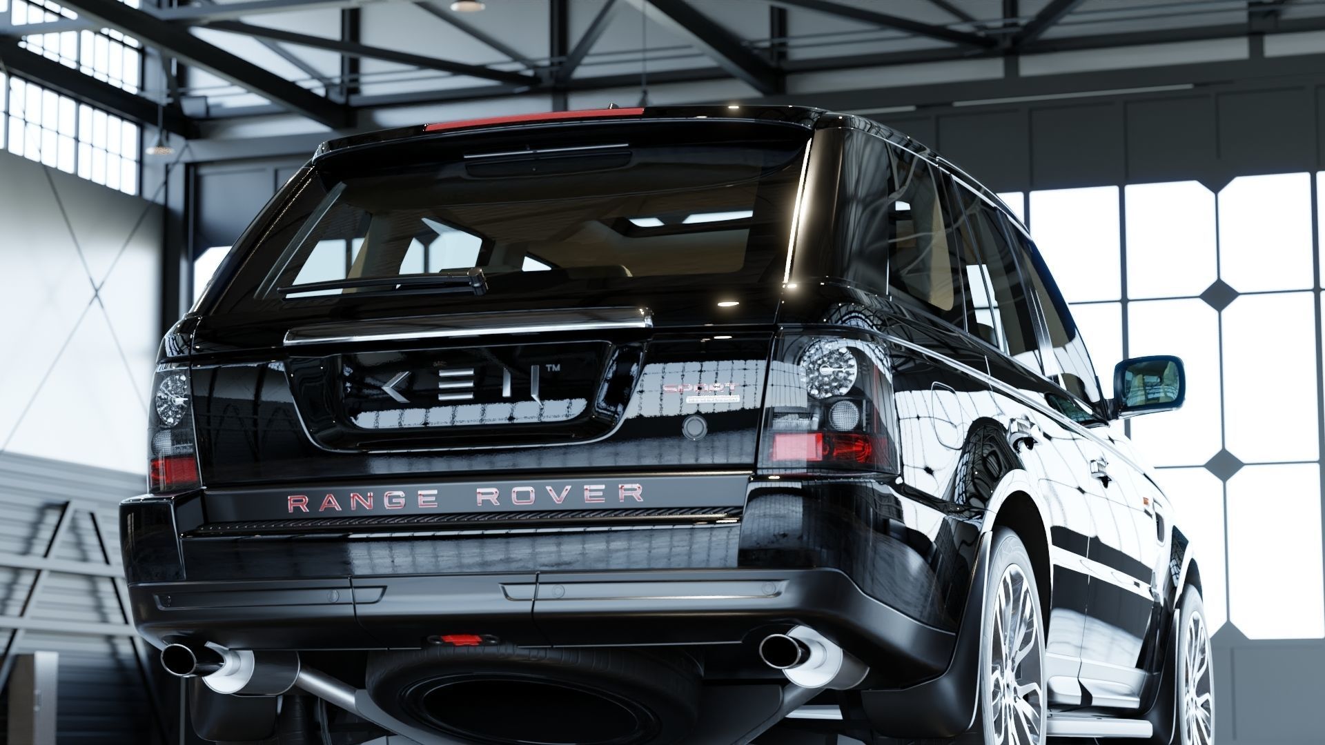 2006 Custom Land Rover Range Rover Sport 3D model_11